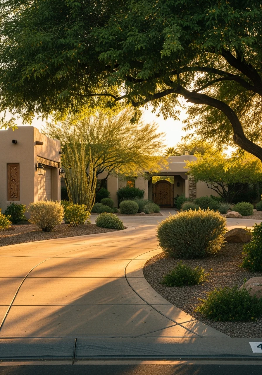 Tempe property exterior with quality finishes and well-maintained landscaping.